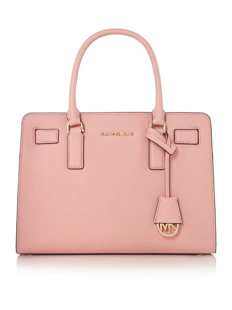 michael kors dillon pale pink medium tote bag|Michael Kors saffiano bag black.